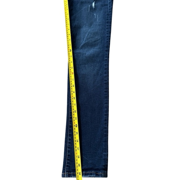 Aeropostale Skinny Jeans Dark Wash Size 4 Regular EUC - Picture 4 of 7